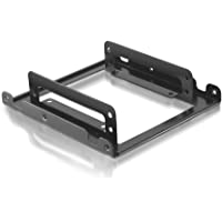 Los mejores  - NanoCable 10.99.0002 - Adaptador metálico de 3.5&quot- para Instalar 2 Discos Duros de 2.5&quot- en Ordenador- Color Negro